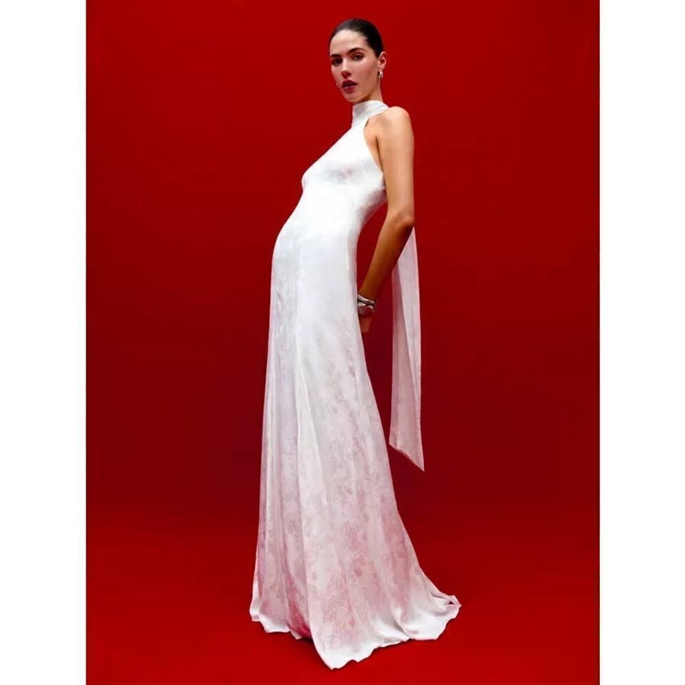 Galvan London MAYA Silk blend BRIDAL GOWN FR40
